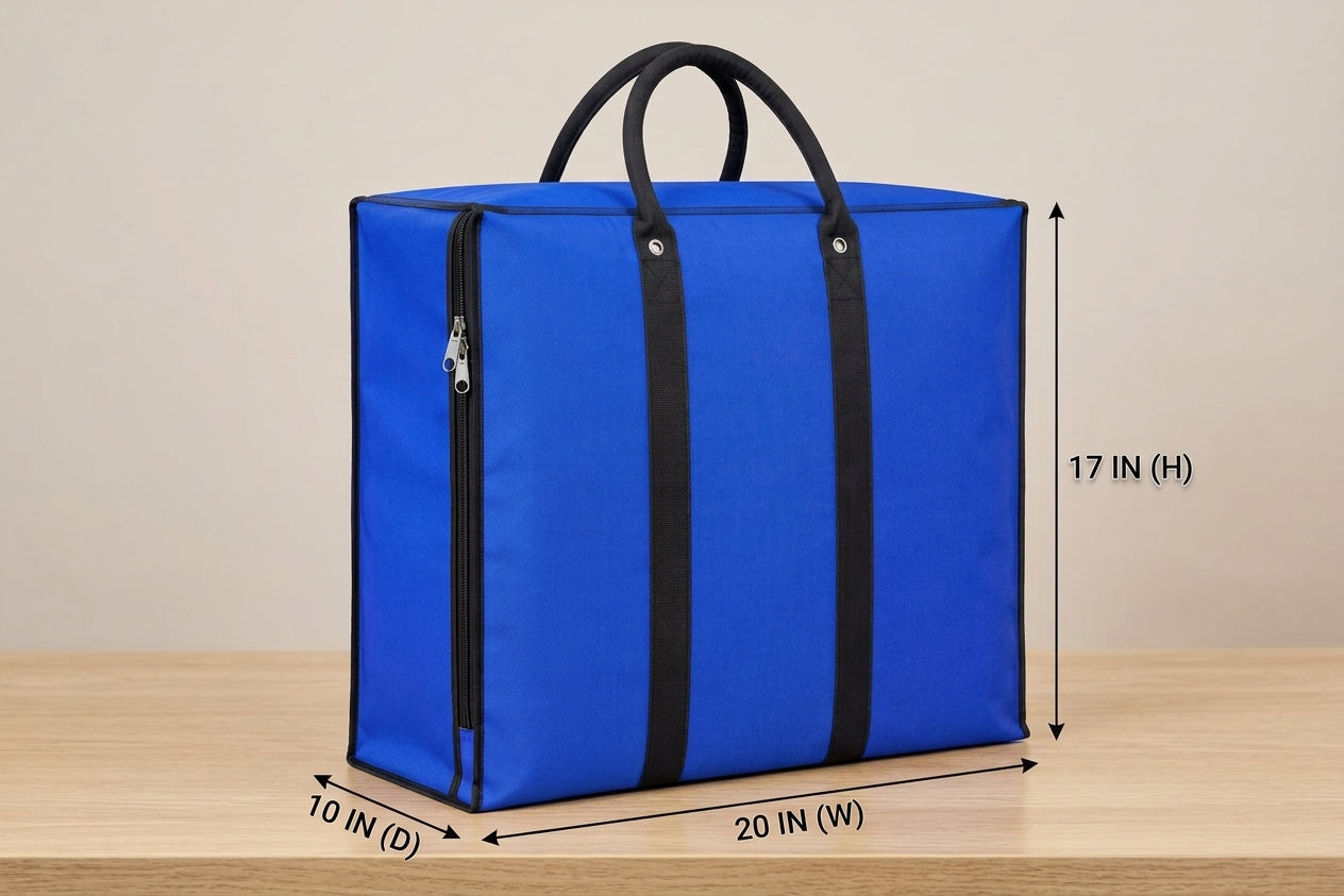 Multi-Purpose Travel & Clothes Storage Bag (20" x 17" x 10")